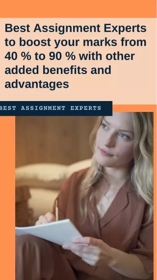 best assignment experts to boost your marks from
