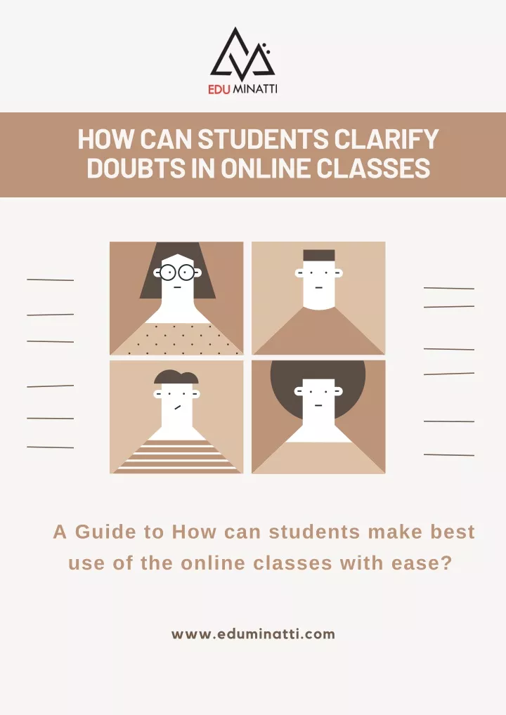 how can students clarify doubts in online classes