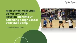 High School Volleyball Camp Try Out In Houston