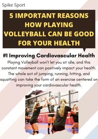 5 Important Reasons How Playing Volleyball can be Good for Your Health
