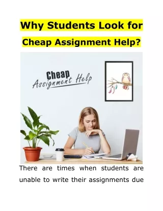why students look for