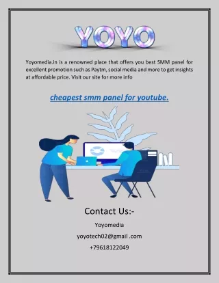 yoyomedia in is a renowned place that offers