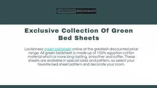 green bedsheet