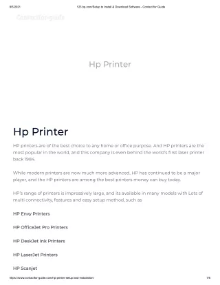123.hp.com_Setup to Install & Download Software - Contact for Guide