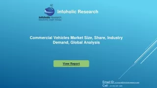 Commercial Vehicles Market Size, Share, Industry Demand, Global Analysis