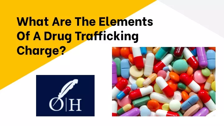 what are the elements of a drug trafficking charge