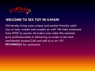 w elcome t o sex toy in ujhani