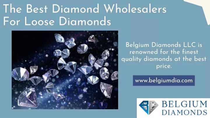 the best diamond wholesalers for loose diamonds