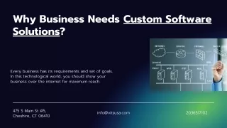 why business needs custom software solutions