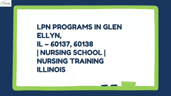 lpn programs in glen ellyn il 60137 60138 nursing