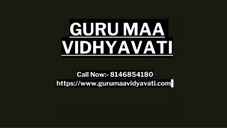 guru maa vidhyavati