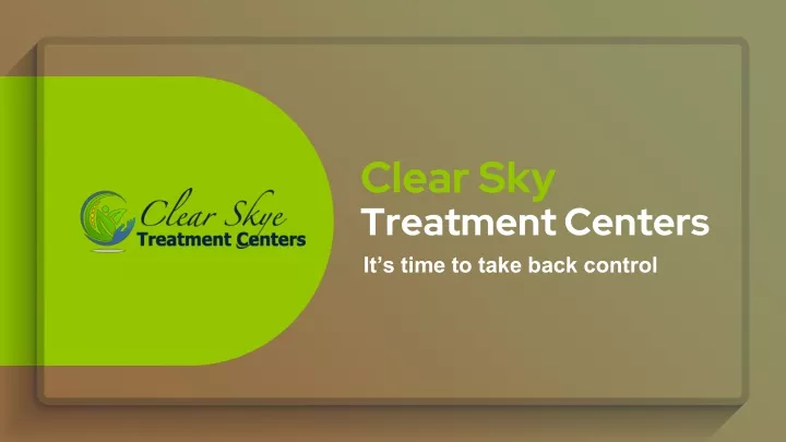 clear sky treatment centers