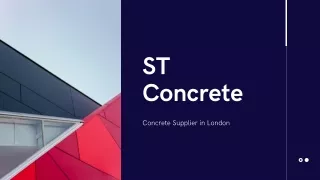 Best Ready Mix Concrete Supplier | ST Concrete