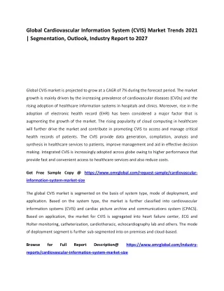 global cardiovascular information system cvis
