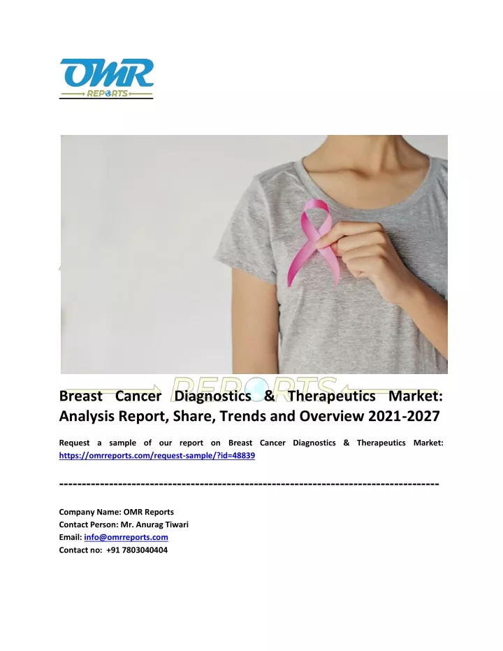 breast cancer diagnostics therapeutics market