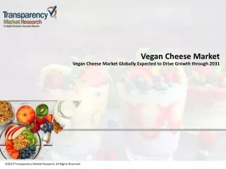 2.Vegan Cheese Market