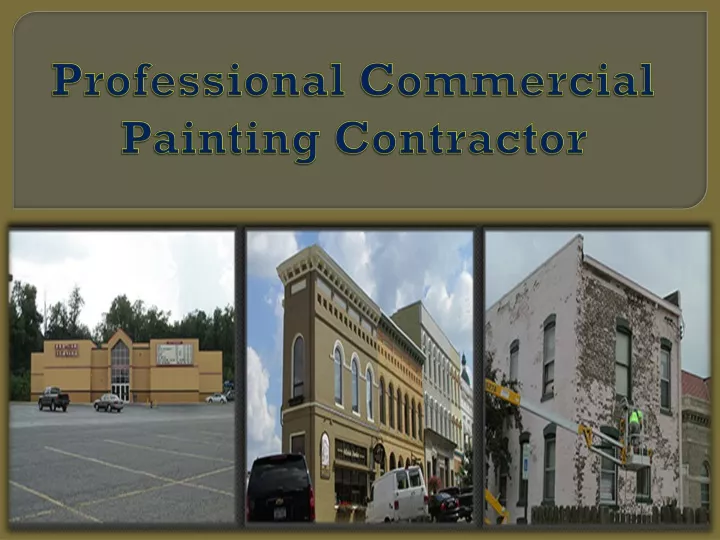 professional commercial painting contractor