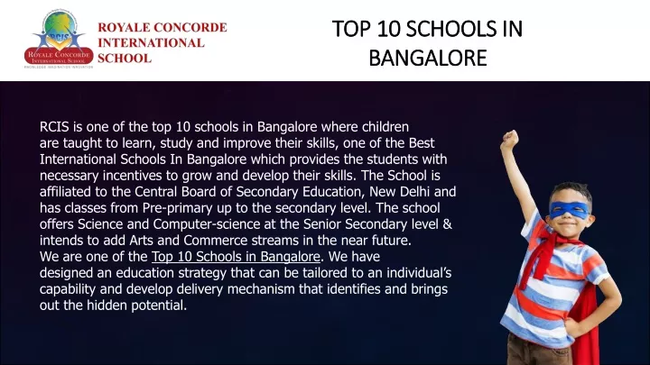 top 10 top 10 schools schools in bangalore