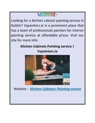 Kitchen Cabinets Painting service  Vspainters.ie1