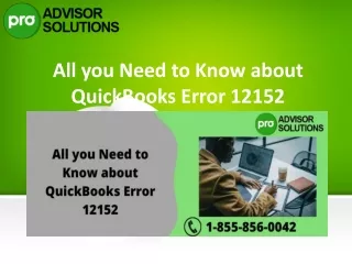 all you need to know about quickbooks error 12152
