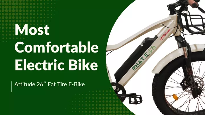 most comfortable electric bike