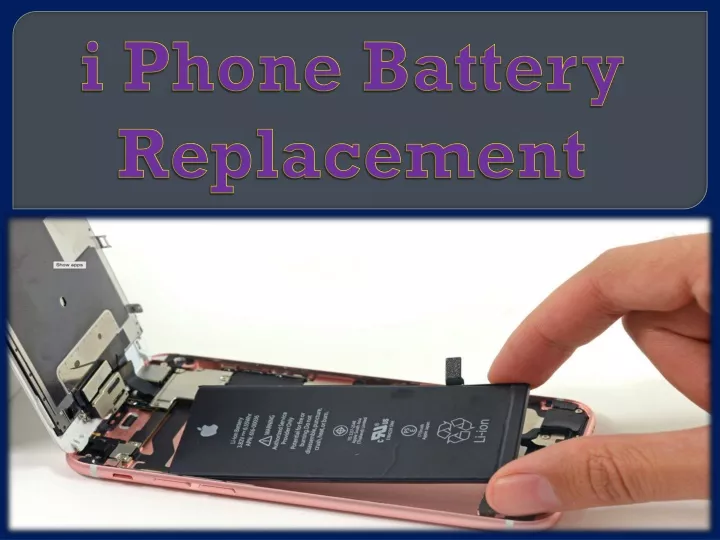 i phone battery replacement