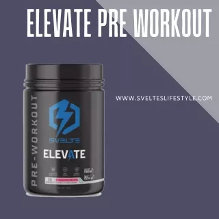 elevate pre workout