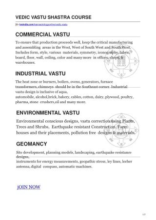 Astro Vastu Course Online