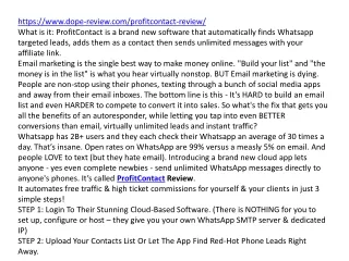 https www dope review com profitcontact review