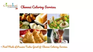 chennai catering services