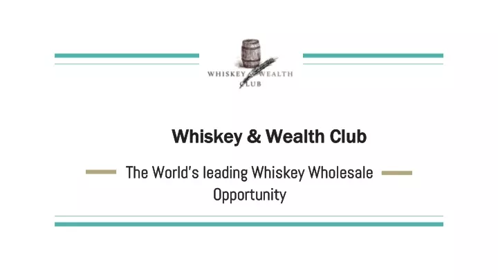 whiskey wealth club