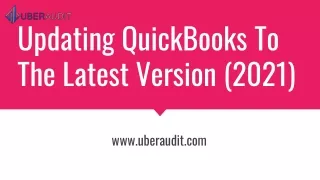 How to update Quickbooks