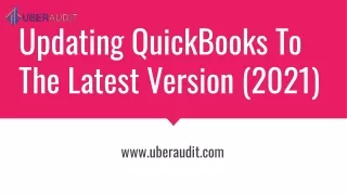 How to update Quickbooks