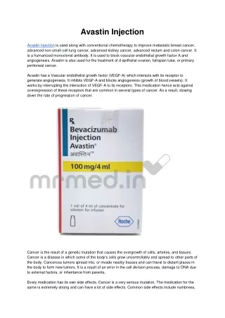 avastin injection
