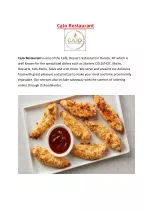 CaJo Restaurant Menu Takeaway Durack, NT - 5% off - slide 1