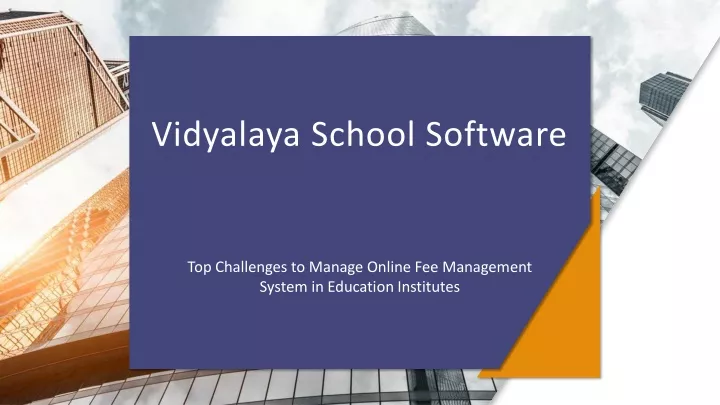 vidyalaya school software