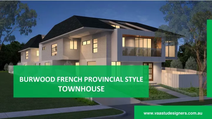 burwood french provincial style townhouse