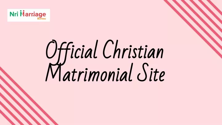 official christian matrimonial site