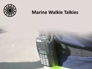 Buy Marine Walkie Talkies