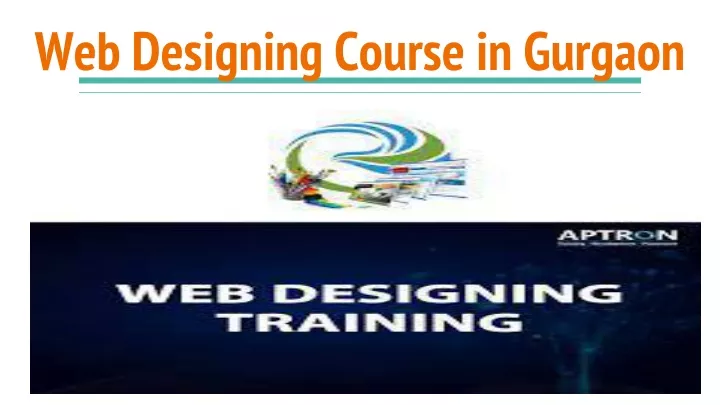 web designing course in gurgaon