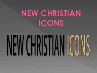 new christian icons