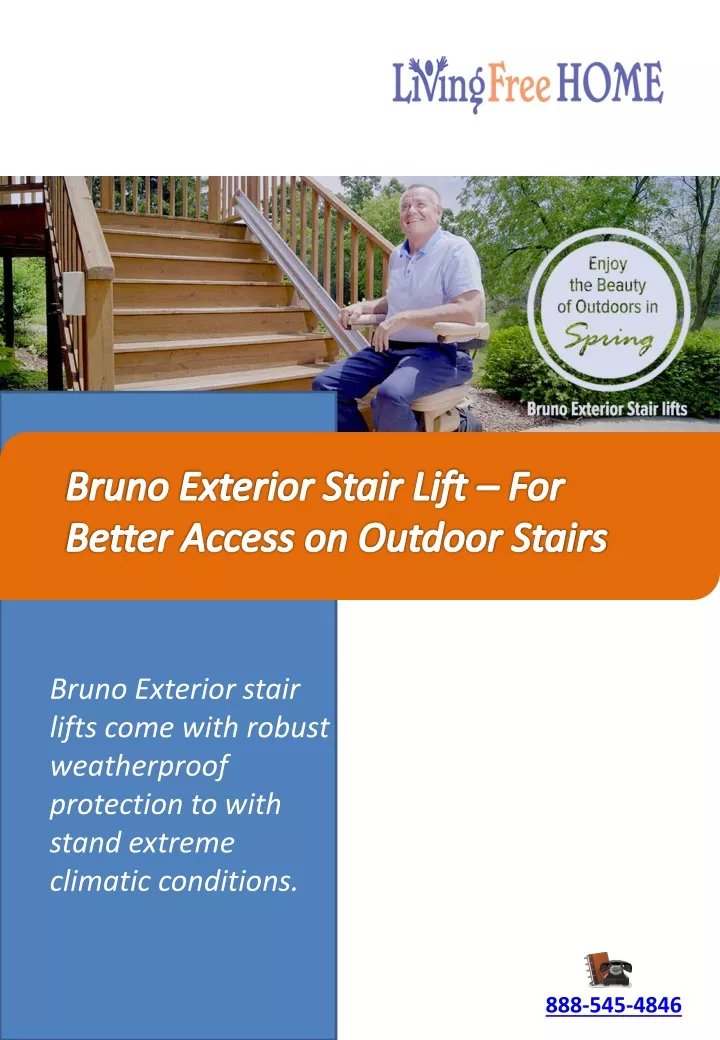 bruno exterior stair lifts come with robust