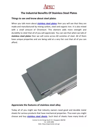 stainless steel plates