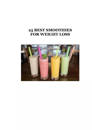 25 Best Smoothies For Weight Loss (1) (2)