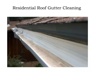 Residential Roof Gutter Cleaning Melbourne - A1
