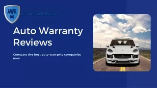 Auto Warranty Reviews PPT