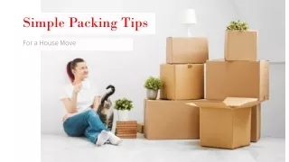 simple packing tips