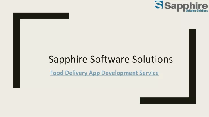 sapphire software solutions