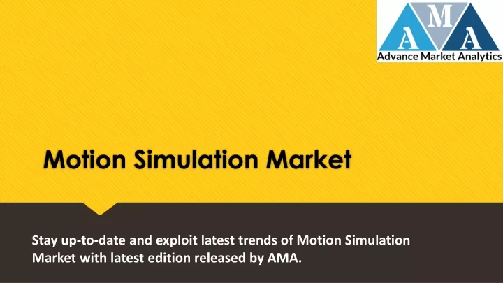 motion simulation market