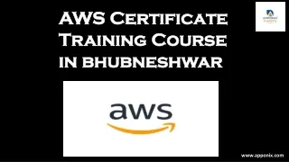 AWS Certification PPT bhubneshwar